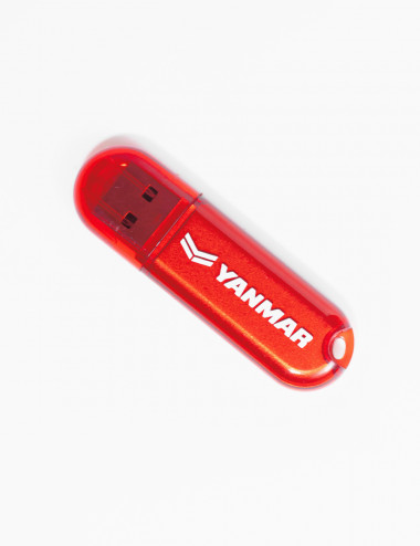 Mini USB flash drive red 8...