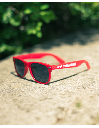 Plastic sunglasses red