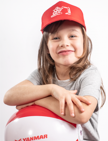 Red children's cap